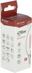 Pièces agricoles - Electricité - Ampoule LED à Filament - Bougie C35 E14 4,5W