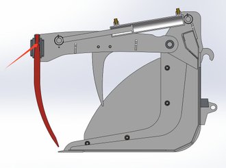 Materiels - Godet multi-services - Godet multi-services Riquet SGBR1800 EURO