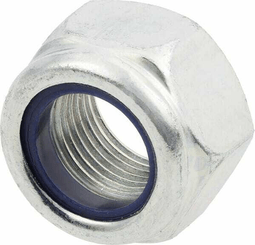 Pièces agricoles - Fasteners - Ecrou hexagonal autobloquant à bague nylon DIN985 M18x1.50 Kramp