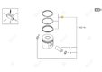 JEU DE SEGM.PISTON Deutz-Fahr origine