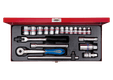 Coffret 3/8" 12 pans 20 pièces 1/4" à 7/8"