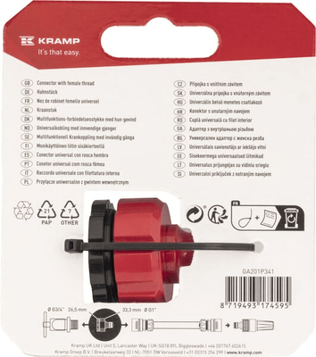 Pièces agricoles - Hydraulique - Raccord femelle pour robinet 3/4"-1"