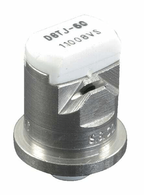 Pièces agricoles - Pièce Pulvérisateur - Buse à double jets plat DGTJ 110° 08 blanc(he) acier inoxydable TeeJet