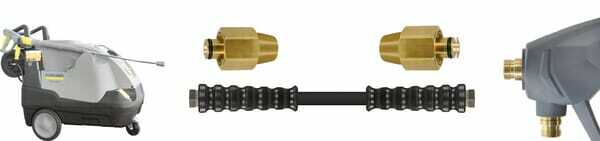 Pièces agricoles - Hydraulique - Adaptateur K-Lock filetage femelle TR22 x filetage femelle 3/8“, laiton