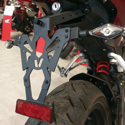 Pièces Quad & Motos - Equipement véhicule - Support de plaque V PARTS noir Honda CB125R/300R