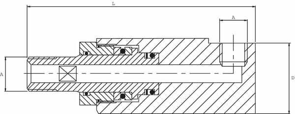 Pièces agricoles - Hydraulique - Raccord tournant 90 °DN8