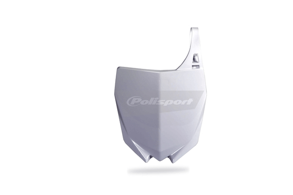 Pièces Quad & Motos - Plastiques - Plaque numéro frontale POLISPORT blanc Yamaha