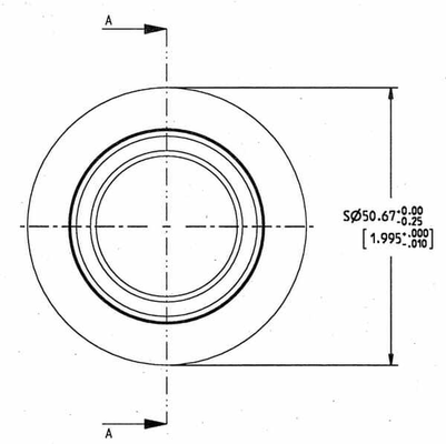 Pièces agricoles - Tracteur pièce adaptable - Boule barre de poussée spéciale, Ø25,7/50,7x44,5mm Kramp
