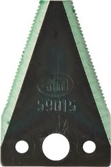 Pièces agricoles - Aménagements paysagers - Section de couteau, dentelée, trou 5.50