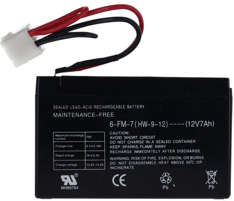 Pièces agricoles - Jardin et forêt pièce origine - Batterie plomb-acide 12V/7AH