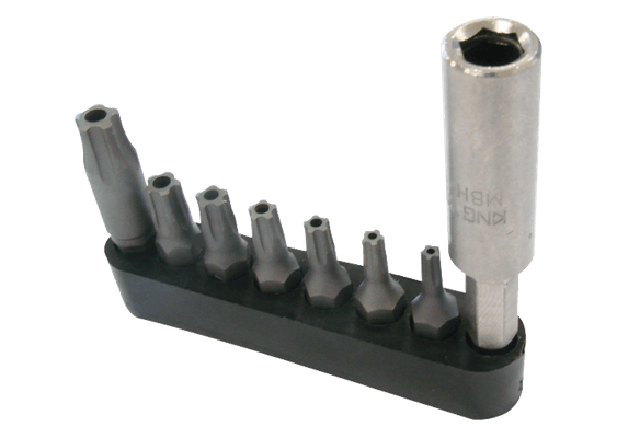 Outils - Outils divers - Jeux d'embouts tournevis RESISTORX® Plus - 8 pièces