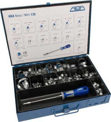 Pièces agricoles - Fasteners - Boîte assort coll serrage MSZP