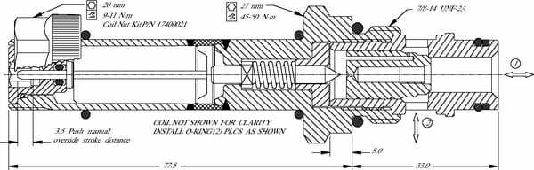 Pièces agricoles - Hydraulique - Valve 2/2 SVP10-NO-00-B-00