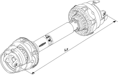 Pièces agricoles - Transmission - Arbre de transmission grand angle