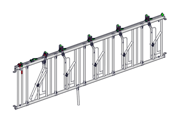Materiels - Cornadis - PACK DE 6 PANNEAUX AXIAL II REG DE 5P./4M L.3.70M