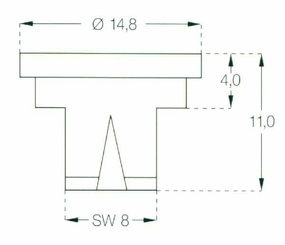 Pièces agricoles - Pièce Pulvérisateur - Buse à jet plat OC 90° 2 dorée laiton Lechler