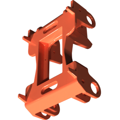 Pièces agricoles - Pièce divers - 180 mm griffe ductile en fer peint