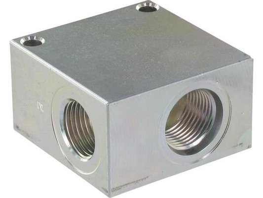 Pièces agricoles - Hydraulique - Boîtier acier 10/2 1/2 BSP