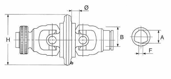 Pièces agricoles - Transmission - G58049t07 80^ wa cplng. (8.03