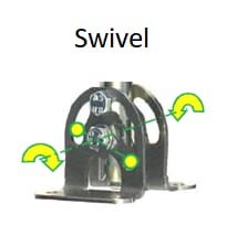 Pièces agricoles - Pièce divers - Rétroviseurs en verre pour angles morts et support pivotant à 180° pour fixations avant