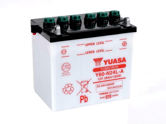 Pièces Quad & Motos - Electrique - Batterie YUASA conventionnelle sans pack acide - Y60-N24L-A