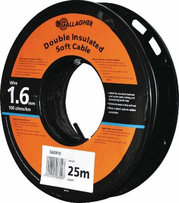 Pièces agricoles - Cloture,Jardin & Sylviculture - Câble cond./terre, 1,6mm/25m