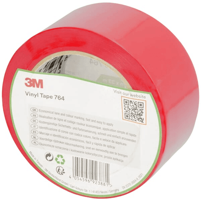 Chimie - Chimie divers - Ruban de vinyle 764, rouge, 50 mm x 33 M