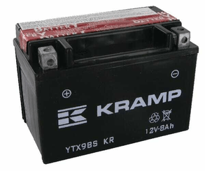 Pièces agricoles - Eclairage - Batterie 12V 8Ah 120A avec pack d'acide Kramp