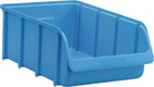 Boîte de rangement 315x495x185mm, capacité 19,27l, polypropylène bleu, Linbin no.5 de Hünersdorff