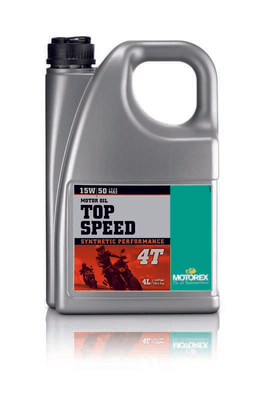 Pièces Quad & Motos - Lubrifiants et nettoyants - Huile moteur MOTOREX Top Speed 4T - 15W50 4L