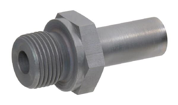 Pièces agricoles - Hydraulique - Tuyau vertical à goujon mâle 18L x 1/2" BSP WD SS