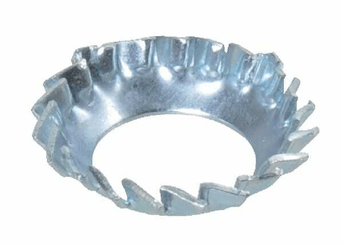Pièces agricoles - Fasteners - Rondelle frein dentelée M8x15.3x0.5mm, Acier zingué DIN 6798 Kramp