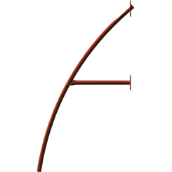 Pièces agricoles - Pièce divers - main courante peinte