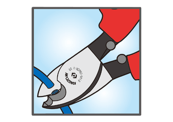 Outils - Outils divers - Pince coupante diagonale 185mm isolée VDE EN60900