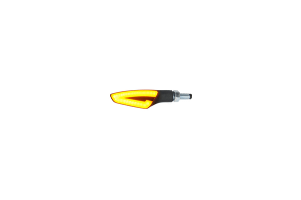 Pièces Quad & Motos - Equipement véhicule - Clignotants LIGHTECH E8 Led aluminium - noir