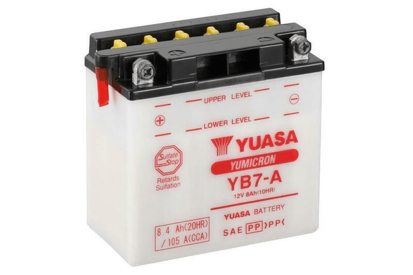 Pièces Quad & Motos - Electrique - Batterie YUASA conventionnelle sans pack acide - YB7-A