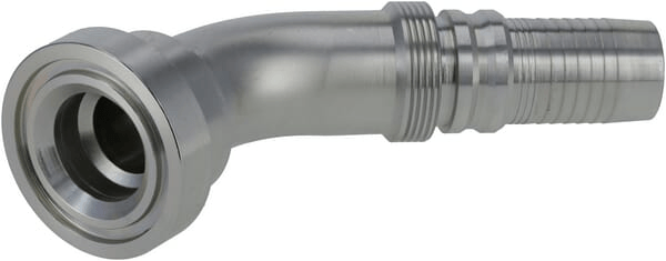 Pièces agricoles - Hydraulique - Raccord à sertir 4SH-DN32 bride Ø 63,5 mm 45°