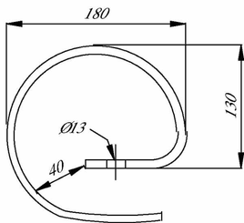 Pièces agricoles - Travail du sol - Ressort de soutien 32mmx10mm Bore Ø 13mm