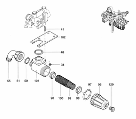 Pièces agricoles - Pièce Pulvérisateur - Vanne à sections ECM 2