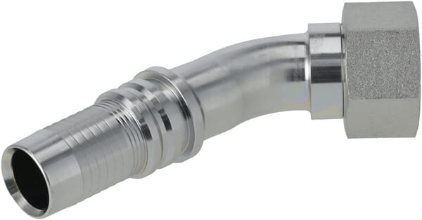 Pièces agricoles - Hydraulique - Raccord à sertir 4SH-DN32-1,1/4" BSP-45°