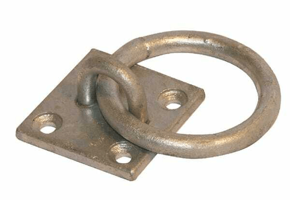 Pièces agricoles - Fasteners - Plaque à anneau 2"x2" dia 2"
