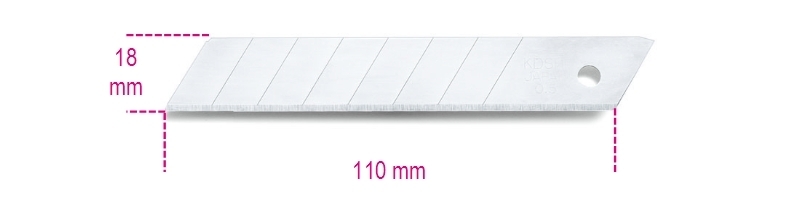 Pièces Quad & Motos - Outillage - Etui de 10 lames sécables 18 mm BETA pour 1771 et 1771BM