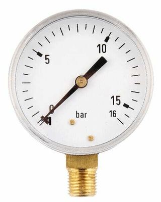 Pièces agricoles - Hydraulique - Manomètre Ø63 0-16bar ¼" inf.