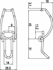 Pièces agricoles - Pièce divers - Clip Donaldson