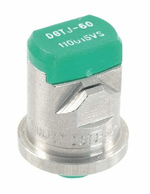 Pièces agricoles - Pièce Pulvérisateur - Buse à double jets plat DGTJ 110° 015 vert acier inoxydable TeeJet