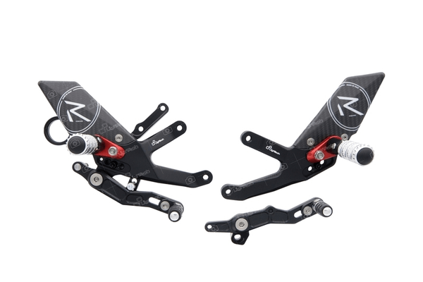 Pièces Quad & Motos - Pièces communes - Commandes reculées réglables LIGHTECH Racing - sélection standard/inversée