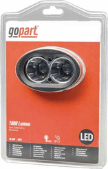 Pièces agricoles - Eclairage - Phare de travail LED ovale 20W 1800lm 10/30V, 96x72x79mm, longue portée 2 LED gopart