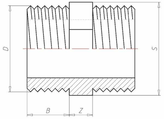 Pièces agricoles - Hydraulique - Embout 2x M 2"