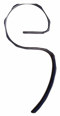 Pièces agricoles - Travail du sol - Dent à ressort 25x8x365mm sans pointe