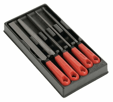 Outils - Outils divers - Jeu de 5 limes avec manche